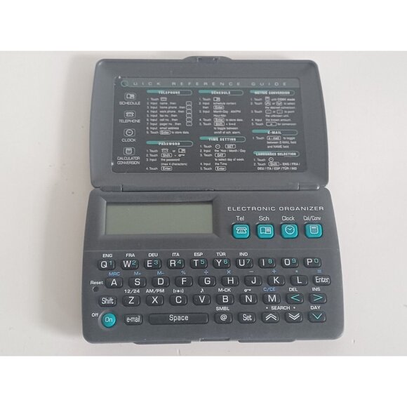 Electronic Organizer Untested - Need Batteries Unbranded - Black - Picture 3 of 9